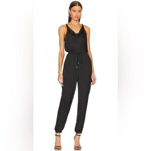 Steve Madden Black Cowl Neck Sleeveless Jumpsuit